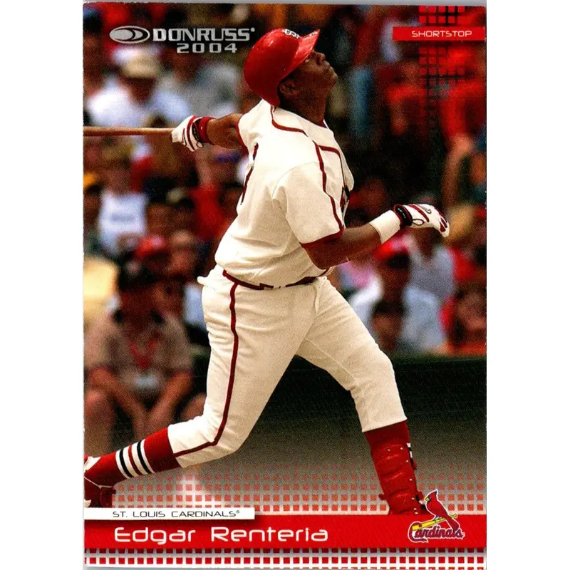 2004 Donruss Press Proofs Red Edgar Renteria #340