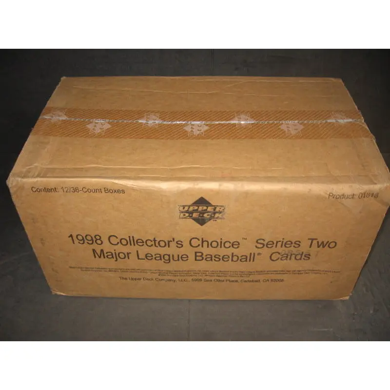 1998 Upper Deck Collector's Choice Baseball Series 2 Case (12 Box)