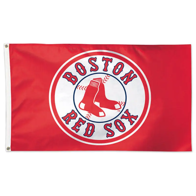 Boston Red Sox Official MLB Baseball DELUXE 3'x5' Team Flag - Wincraft Inc.
