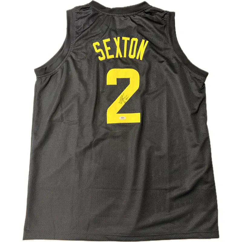 Collin Sexton Signed Jersey PSA/DNA Utah Jazz Autographed