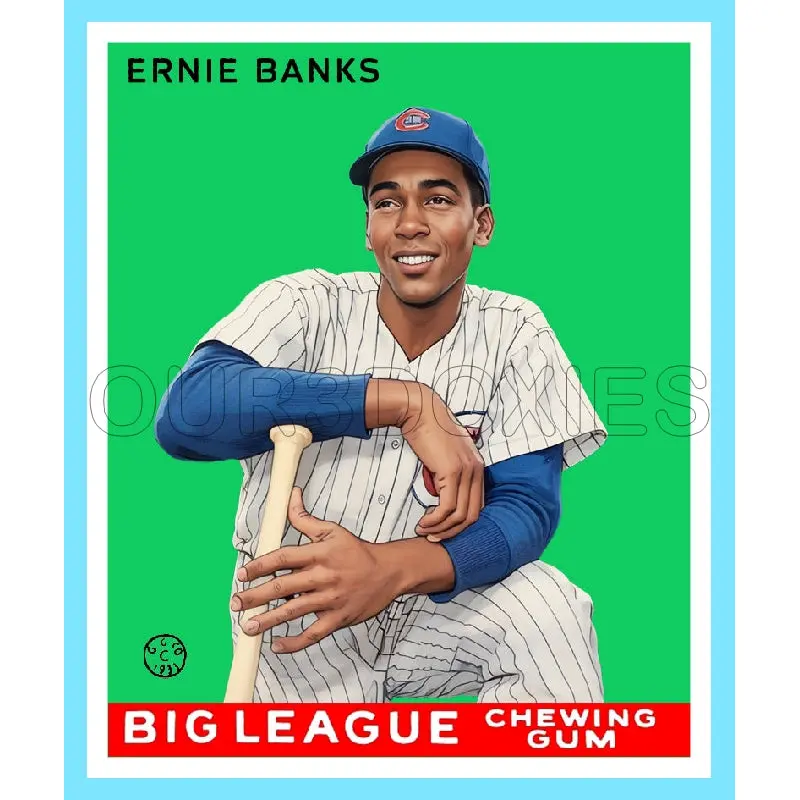 Ernie Banks 1933 Goudey Custom Card - 3663