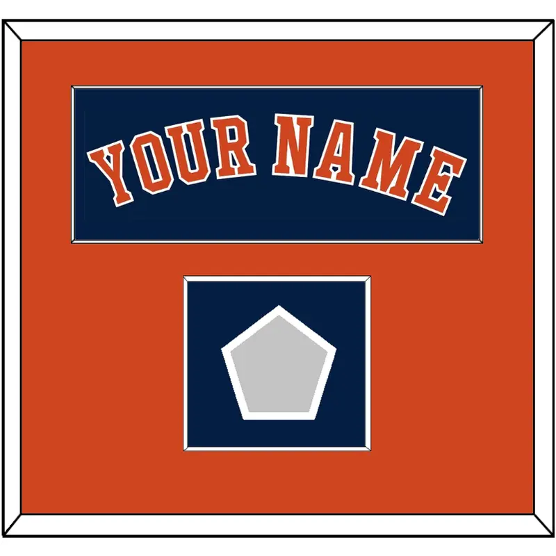 Houston Name & World Series Champions Patch - Alternate Blue - Single Mat 2