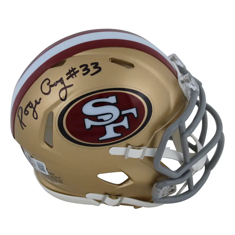 49ers Roger Craig Authentic Signed Speed Mini Helmet Autographed BAS Witnessed