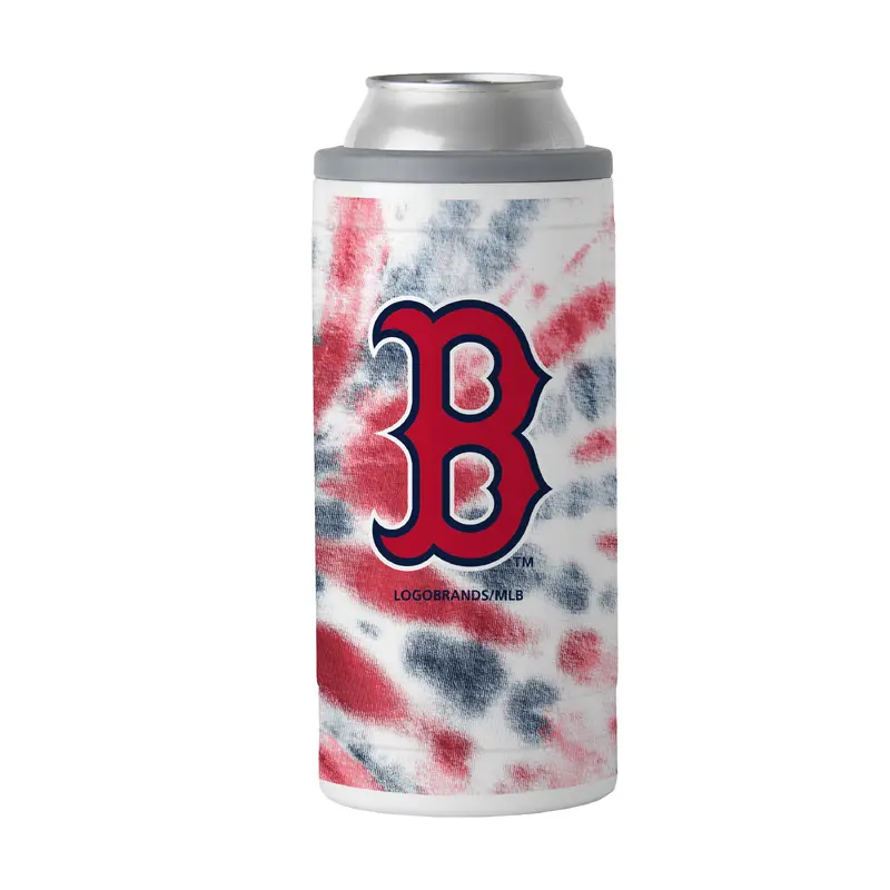 Boston Red Sox 12oz Tie Dye Slim Can Coolie