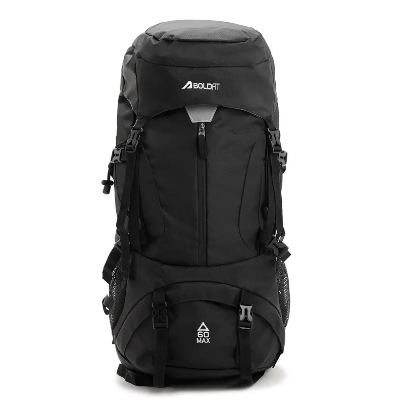 Trail Max Rucksack 60L - Black Boldfit | Kibi Sports