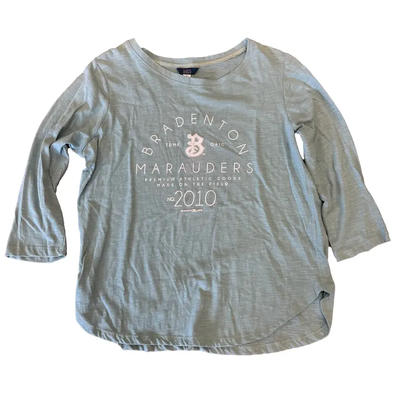 Green Stone Long Sleeve Bradenton Marauders Shirt