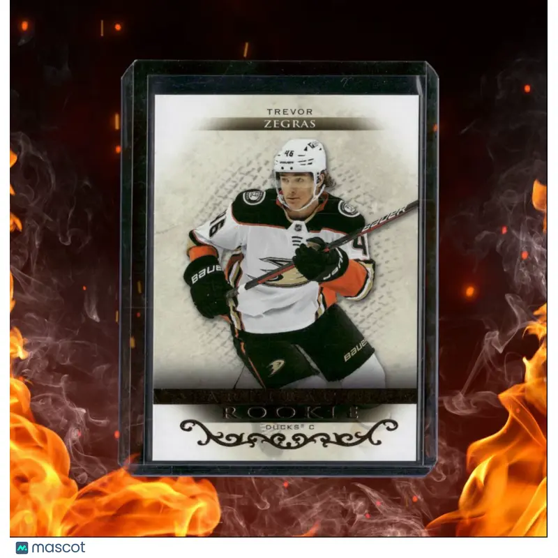 2021-22 Upper Deck Artifacts Trevor Zegras Copper Rookie #166