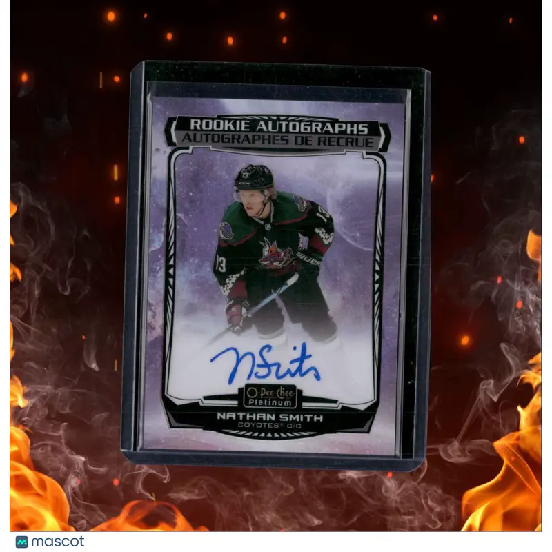 2022-23 O-Pee-Chee Platinum Nathan Smith Cosmic Rookie Auto 11/65 #R-NS