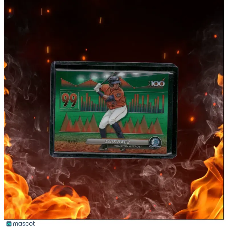 2024 Bowman Bowman Luis Baez Top 100 Green Refractor 09/99 #BTP-99