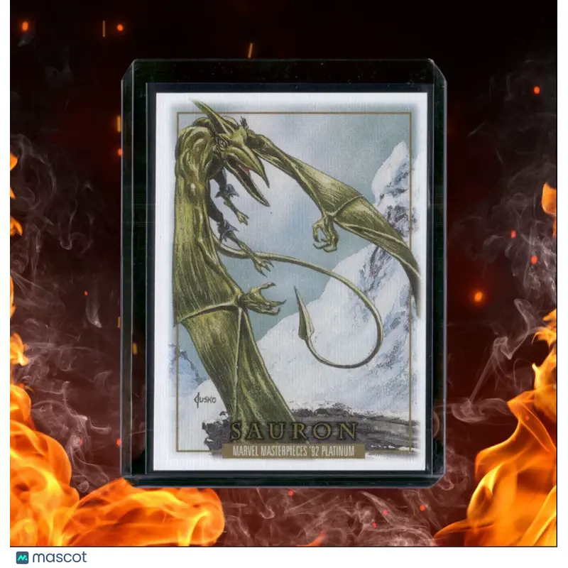 2024 Skybox Marvel Masterpieces '92 Platinum Sauron Canvas #76