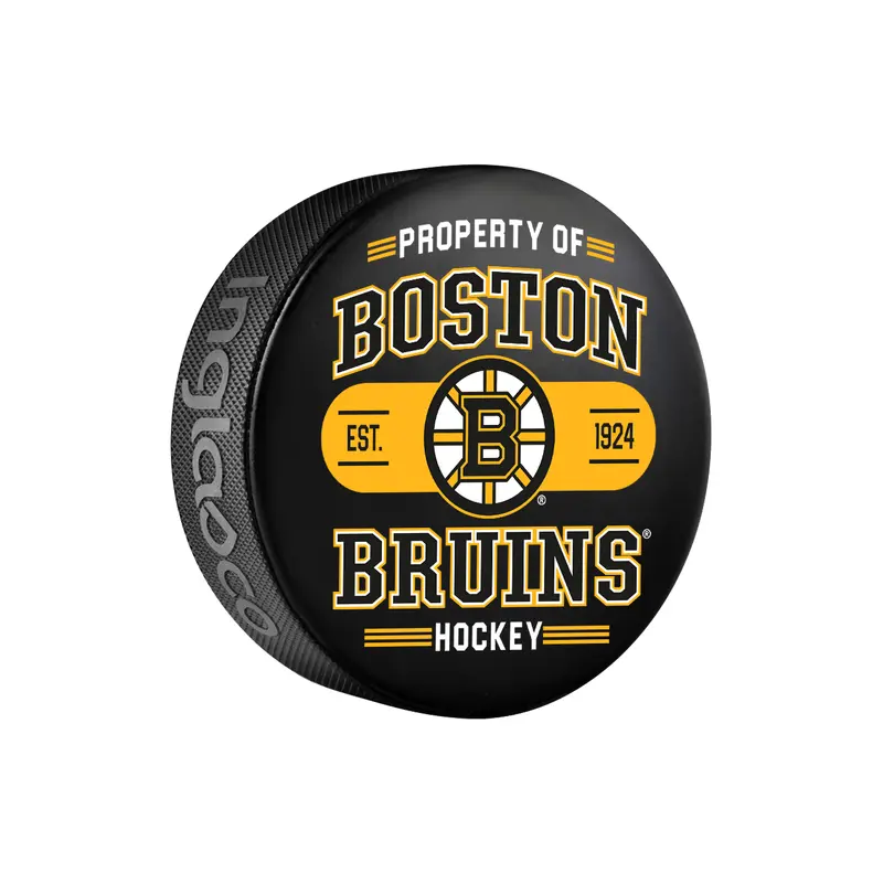 NHL Boston Bruins Property Of Souvenir Collector Hockey Puck