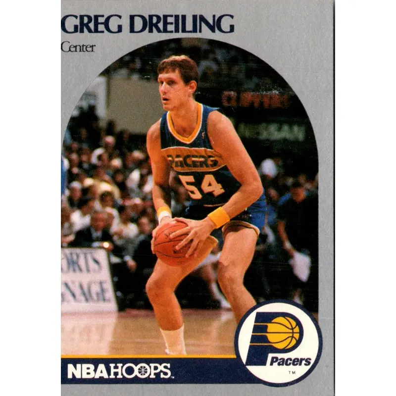 1990 Hoops Greg Dreiling #132 Rookie
