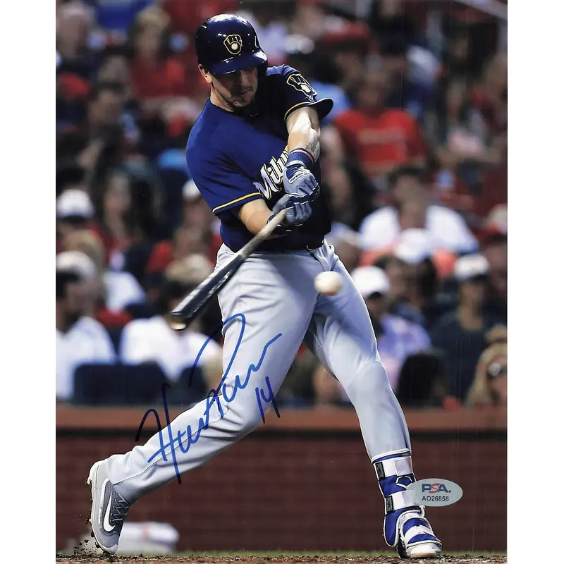 Hernan Perez signed 8x10 photo PSA/DNA Milwaukee Brewers Autographed