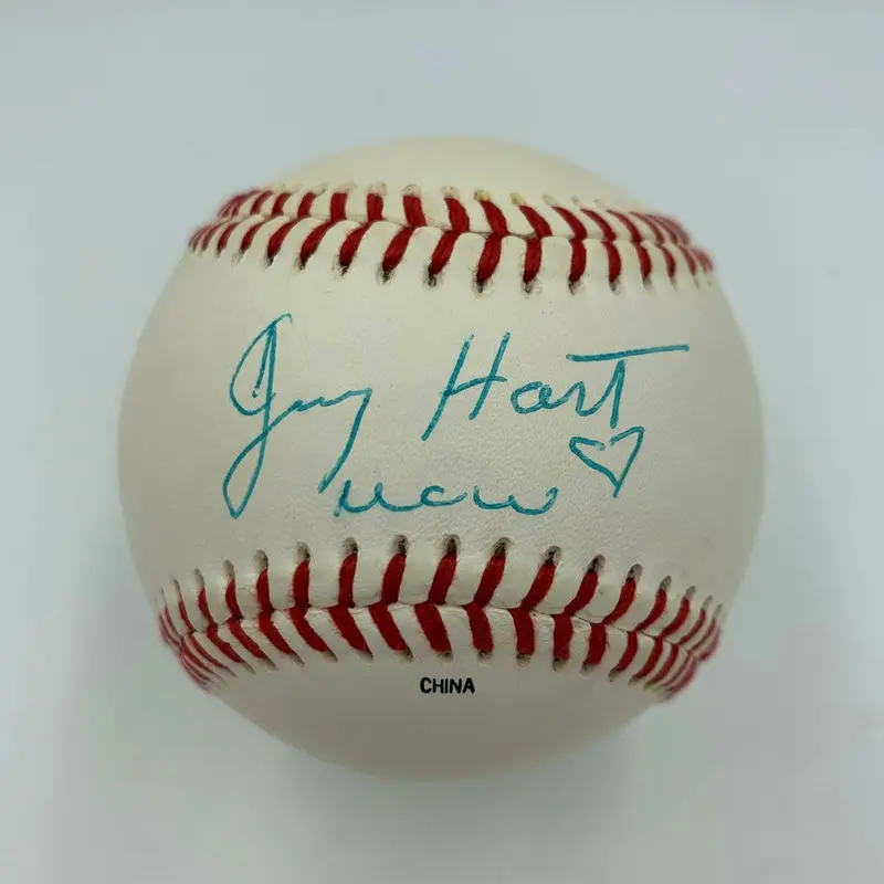 Jimmy Hart Single Signed Autographed Baseball WWE Wrestling With JSA COA
