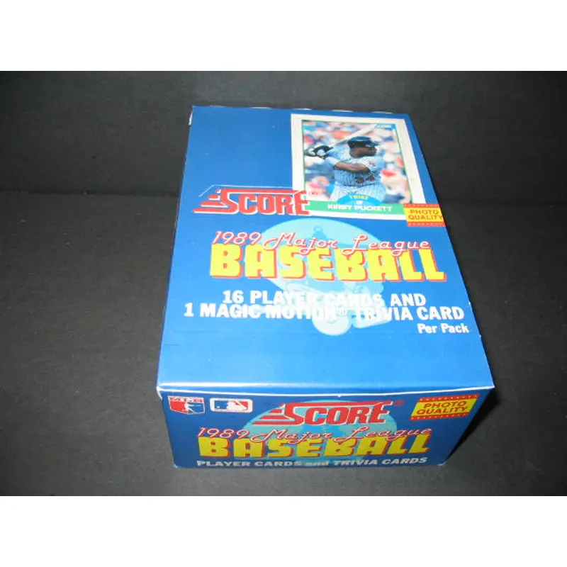 1989 Score Baseball Box (Authenticate)