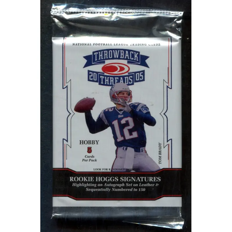 2005 Donruss Throwback Threads Football Unopened Pack (Hobby) (5)