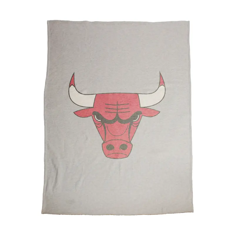 Chicago Bulls Oversized Logo Sublimated Sweatshirt Blanket