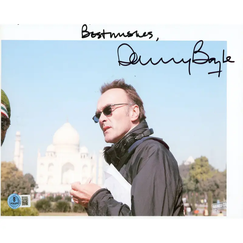 Danny Boyle Slumdog Millionaire "Best Wishes" Signed 7.75x11 Photo BAS #BR43899