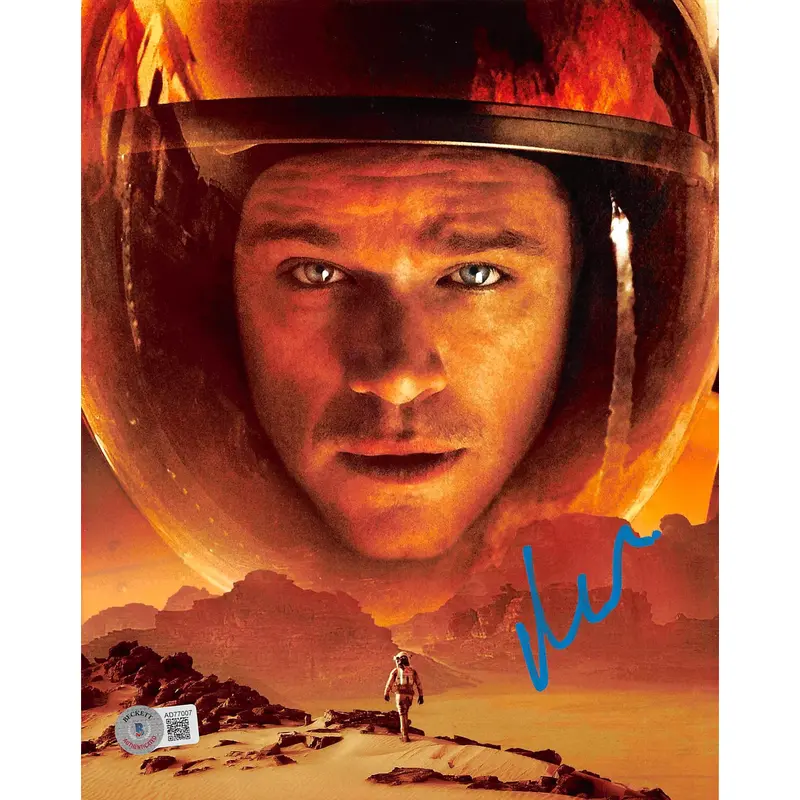 Matt Damon The Martian Authentic Signed 8x10 Photo Autographed BAS #AD77007