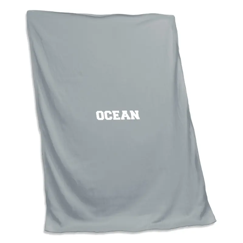 Ocean County College Gray Sweatshirt Blanket (Screened)