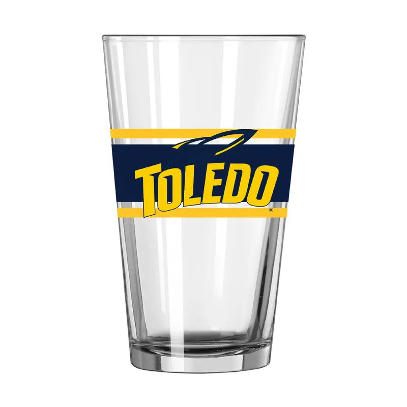 Toledo 16oz Stripe Pint Glass