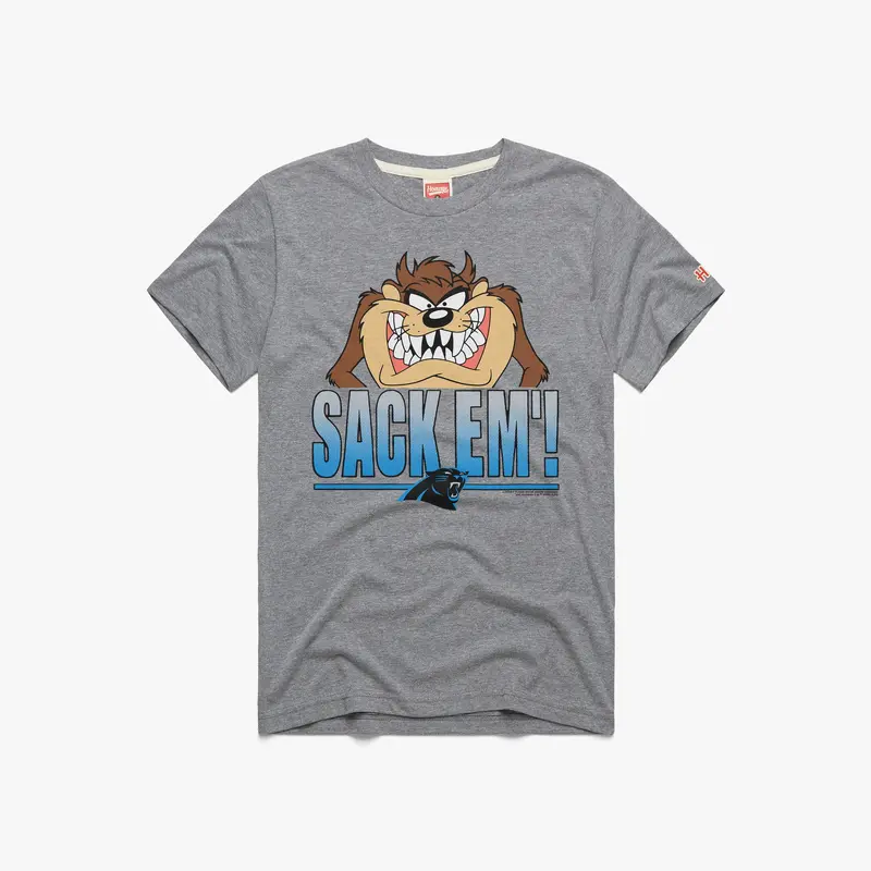 Looney Tunes Taz Sack Em' x Carolina Panthers