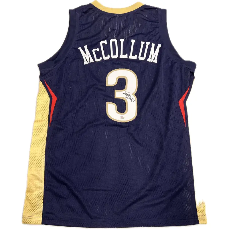 CJ McCollum signed jersey PSA/DNA New Orleans Pelicans Autographed