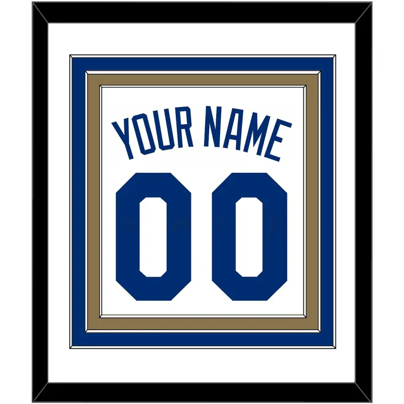 Kansas City Name & Number - Home White - Triple Mat 1