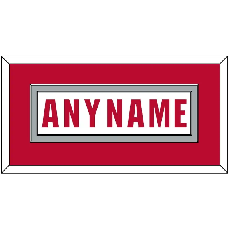 Ohio State Basketball Name - Home White (2013-2014) - Double Mat 2