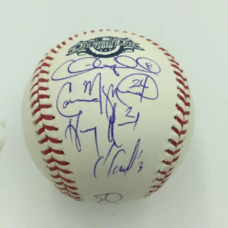 2010 Florida Marlins Opening Day Team Signed Autographed Baseball