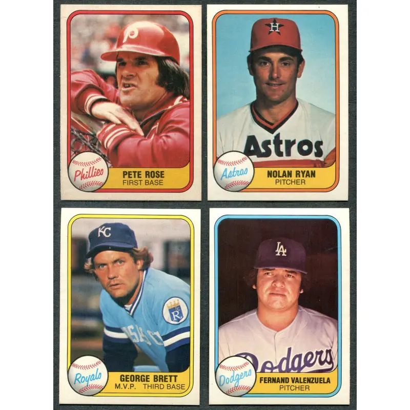1981 Fleer Baseball Complete Set NM NM/MT (660) (23-243)