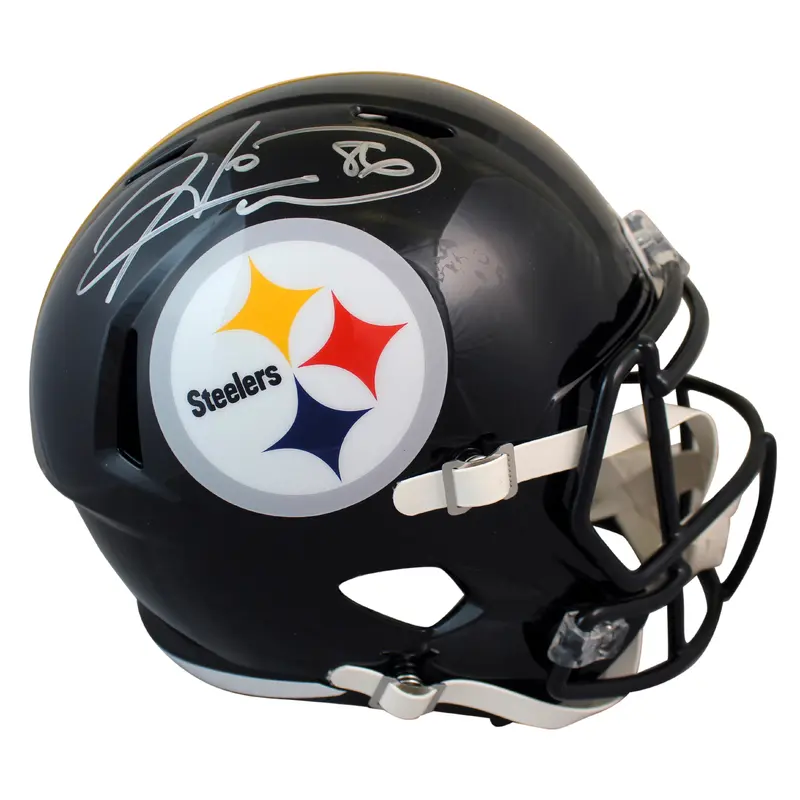 Steelers Hines Ward Authentic Signed Full Size Speed Rep Helmet BAS Witnessed