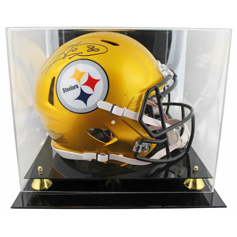 Steelers Hines Ward Signed Flash Full Size Speed Proline Helmet W/ Case BAS Wit