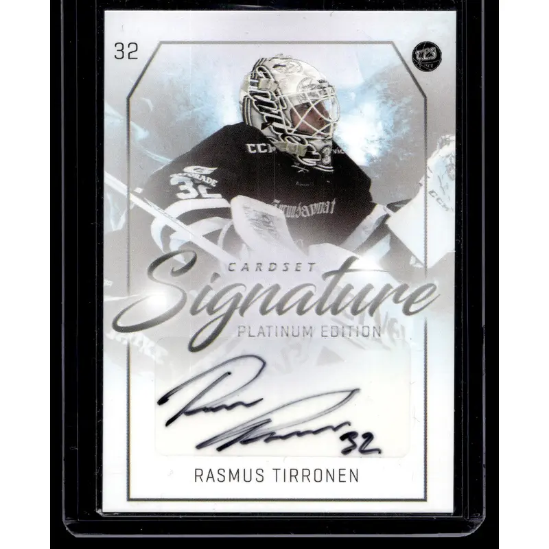 2018-19 Cardset Signature Platinum Edition - Rasmus Tirronen /125