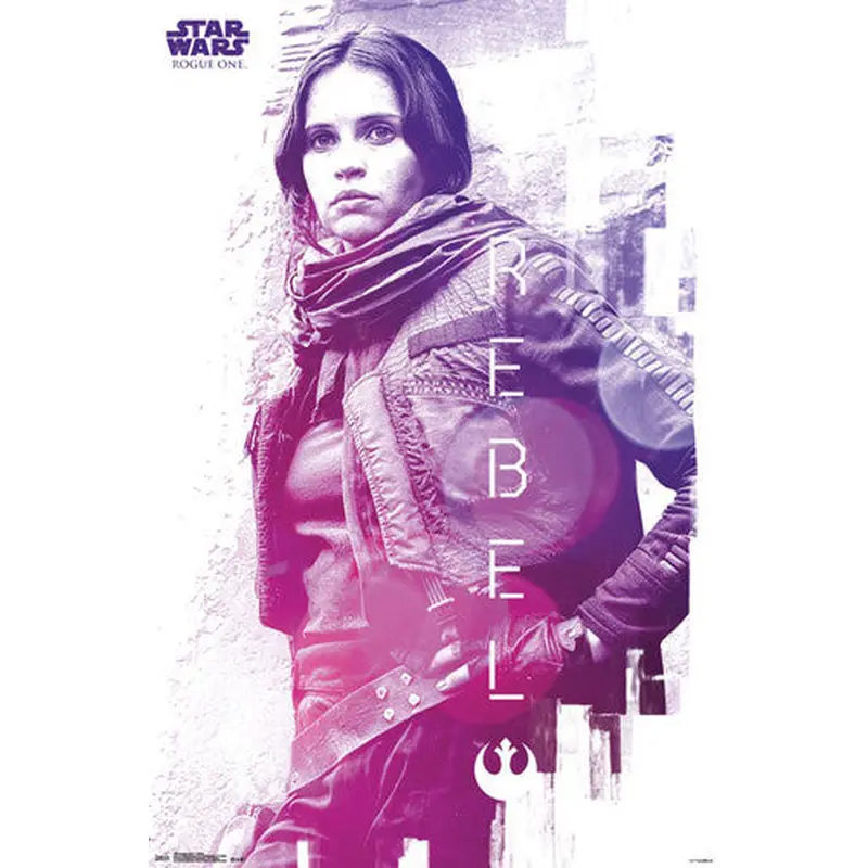 Star Wars Rogue One "Rebel Jyn Erso" (Felicity Jones) Official Poster - Trends 2016