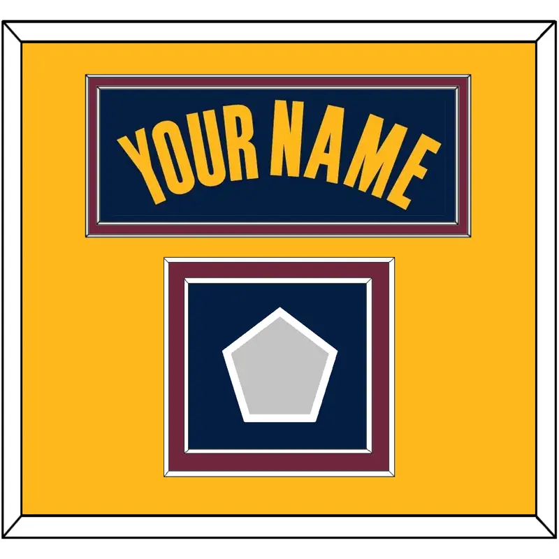 Cleveland Name & Finals Patch - Alternate Blue (2014-2017) - Double Mat 4