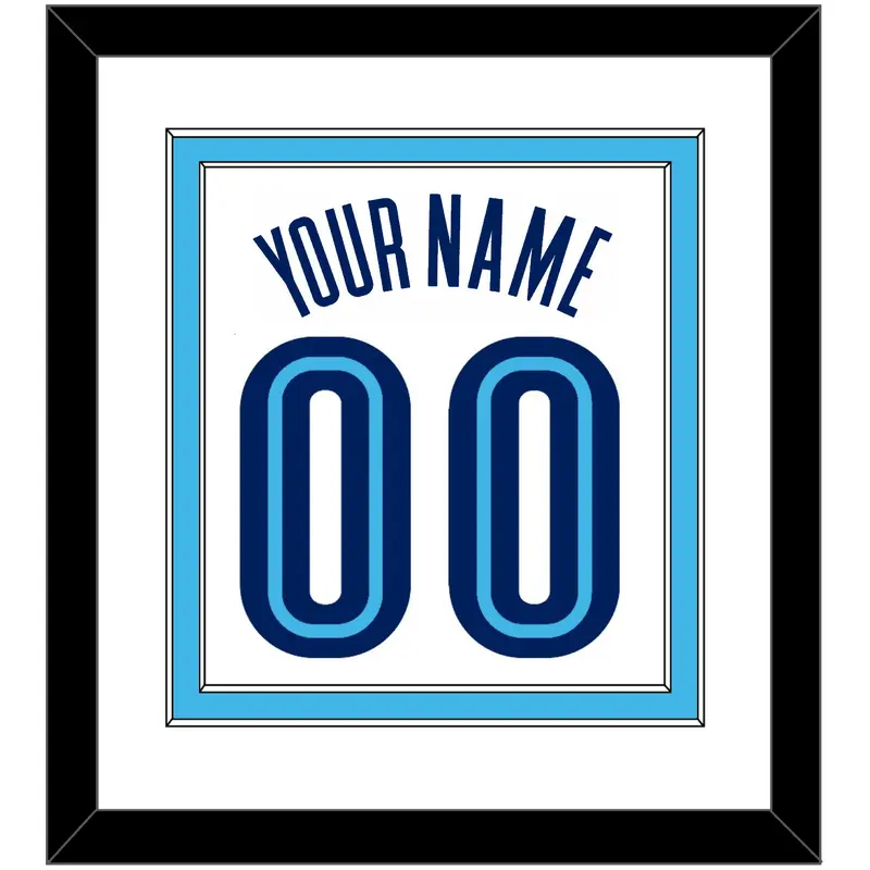 Villanova Basketball Name & Number - Home White (2005-2007) - Double Mat 2
