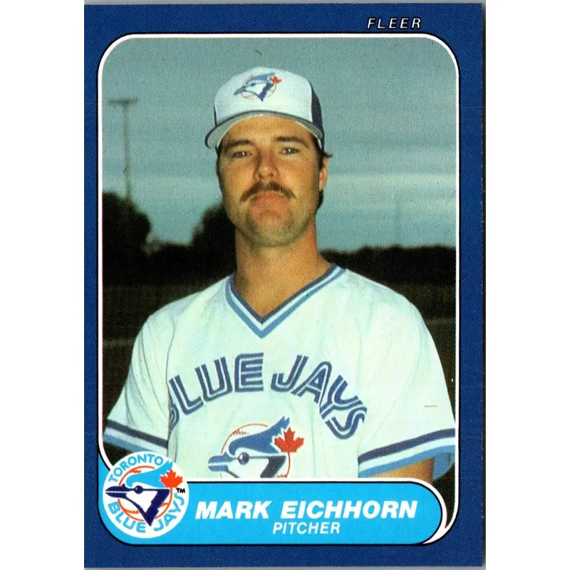 1986 Fleer Update Mark Eichhorn #U-38