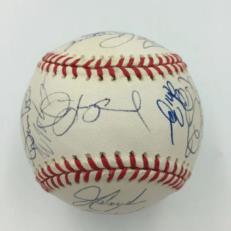 1997 Florida Marlins World Series Champions Team Signed NL Baseball