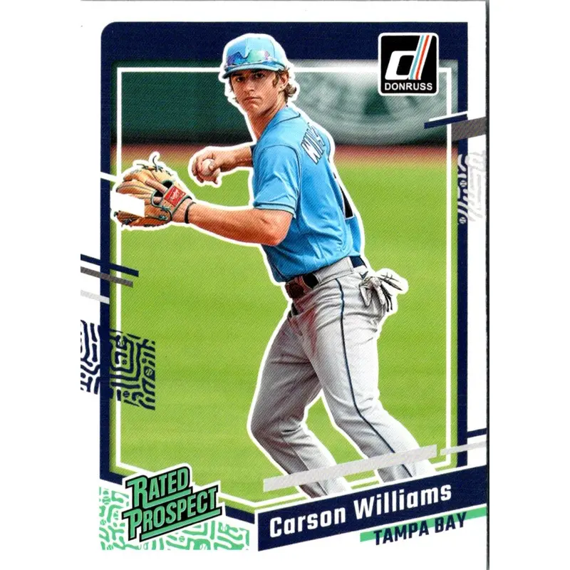 2023 Donruss Holo Blue Carson Williams #65