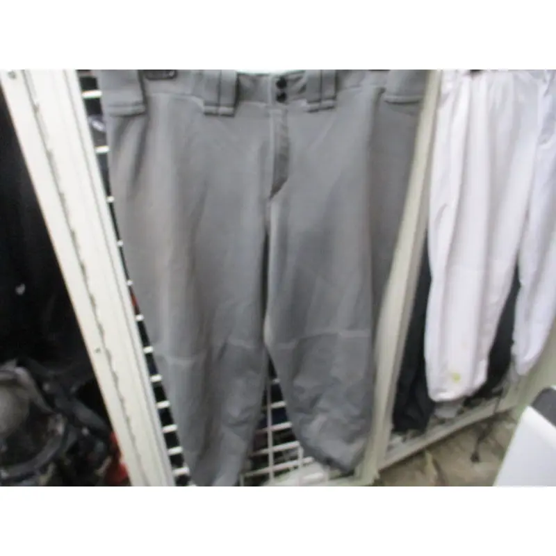 Used Mizuno Grey Softball Pants Size Women's XL