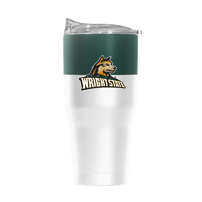 Wright State 30oz Colorblock Powder Coat Tumbler