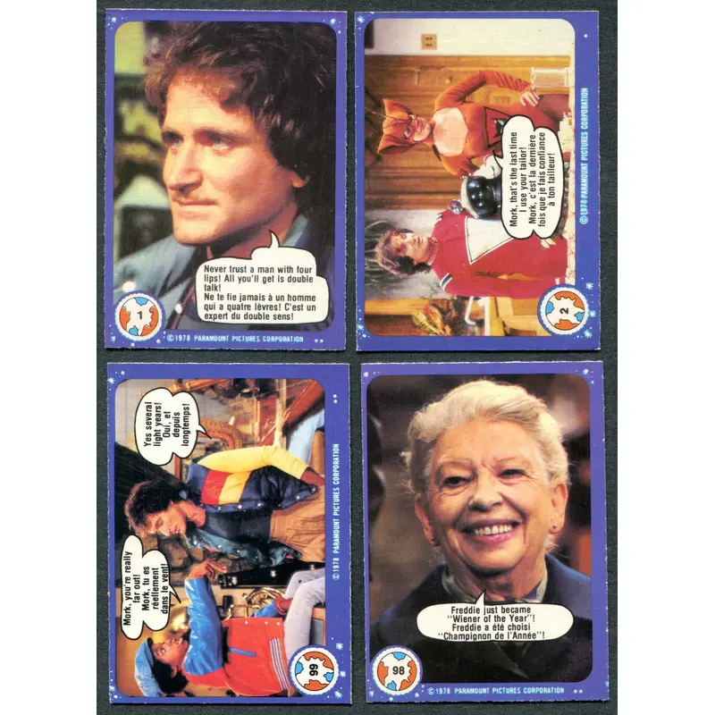 1978 OPC O-Pee-Chee Mork & Mindy Complete Set (99) NM NM/MT