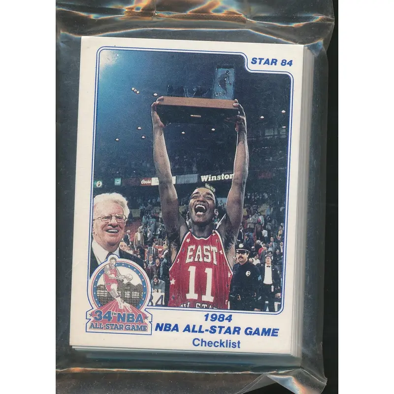 1984 Star Basketball All-Star Game Complete Set (Sealed)