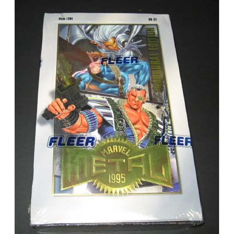 1995 Fleer Marvel Metal Inaugural Edition Box