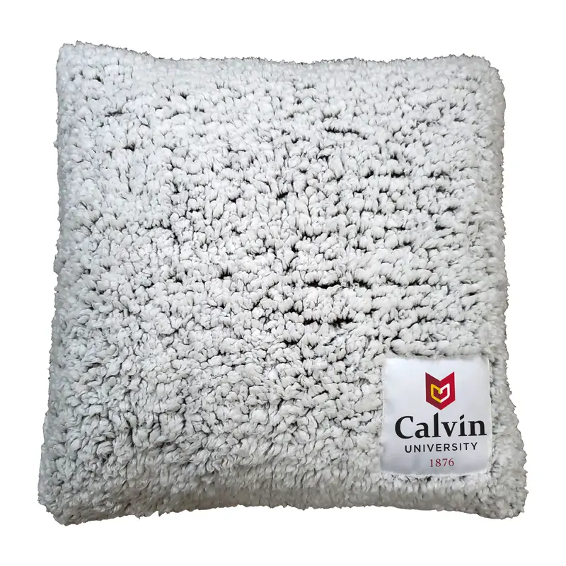Calvin University Frosty Throw Pillow